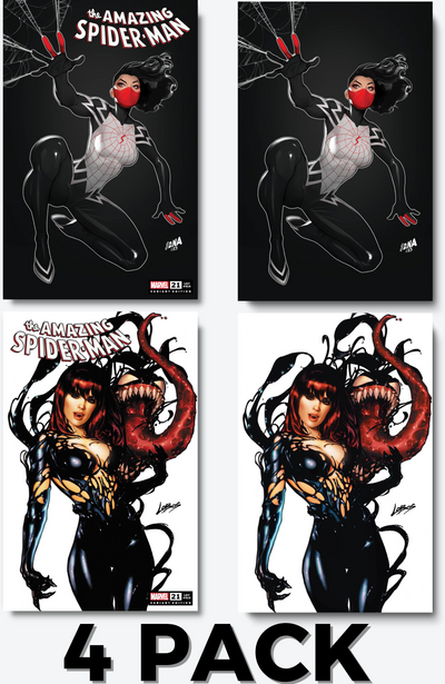 David Nakayama, Lobos, Amazing Spider-Man 21 4-pack trade & virgin exclusive, marvel comic book,