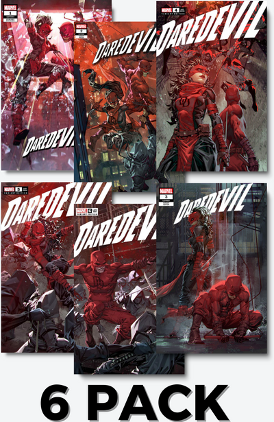 Kael Ngu, Daredevil 1-6 6-pack trade exclusive, marvel comic book,