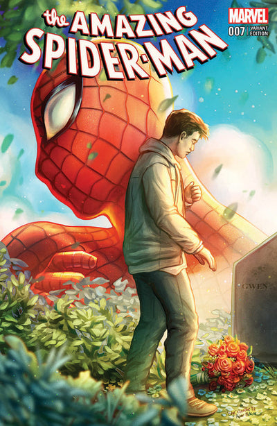 Ejiwa 'Edge' Ebenebe, Amazing Spider-Man 7 trade exclusive, marvel comic book,