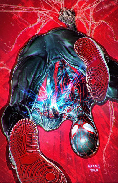 JOHN GIANG, MILES MORALES SPIDER-MAN 1 VIRGIN EXCLUSIVE, MARVEL COMIC BOOK,