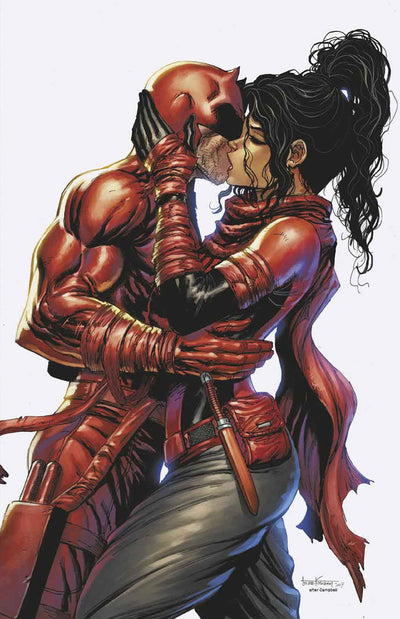 Tyler Kirkham, Daredevil 7 Tyler Kirkham virgin exclusive, marvel comic book,