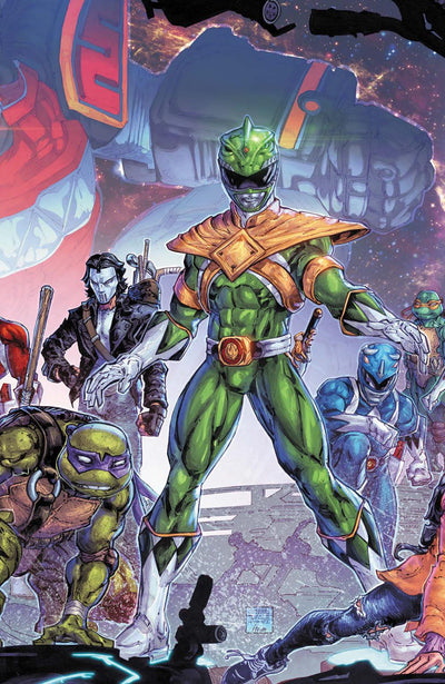 MMPR TMNT II #2 FREDDIE WILLIAMS II CONNECTING EXCLUSIVE VIRGIN - 2/15/2023 - Nerd Pharmaceuticals MMPR TMNT II #2 FREDDIE WILLIAMS II CONNECTING EXCLUSIVE VIRGIN - 2/15/2023, Comic, BOOM! STUDIOS,