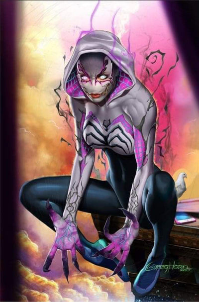 Greg Horn, Extreme Venomverse 1 virgin foil exclusive, marvel comic book,