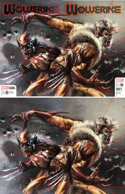 WOLVERINE 26+27 MARCO MASTRAZZO CONNECTING EXCLUSIVE 4-PACK - 11/30/2022 - Nerd Pharmaceuticals WOLVERINE 26+27 MARCO MASTRAZZO CONNECTING EXCLUSIVE 4-PACK - 11/30/2022, Comic, Marvel,