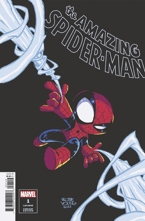 Skottie Young, Amazing Spider-Man 1 Young variant, marvel comic book,
