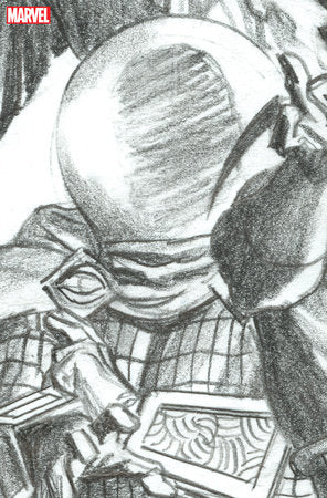 Alex Ross, Amazing Spider-Man 23 1:100 alex ross timeless mysterio virgin sketch variant, marvel comic book,