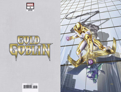 CLARKE, GOLD GOBLIN 1 CLARKE VIRGIN VARIANT 1:100 - 11/16/2022, MARVEL COMIC BOOK,