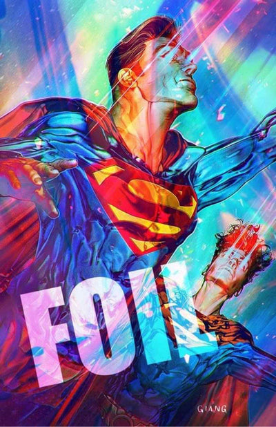 SUPERMAN SON OF KAL-EL #17 VIRGIN FOIL EXCLUSIVE JOHN GIANG 11/22/22 - Nerd Pharmaceuticals SUPERMAN SON OF KAL-EL #17 VIRGIN FOIL EXCLUSIVE JOHN GIANG 11/22/22, Comic, DC Comics,