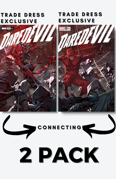 Kael Ngu, Daredevil 5 & 6 Kael Ngu 2-pack connecting trade exclusive, marvel comic book,