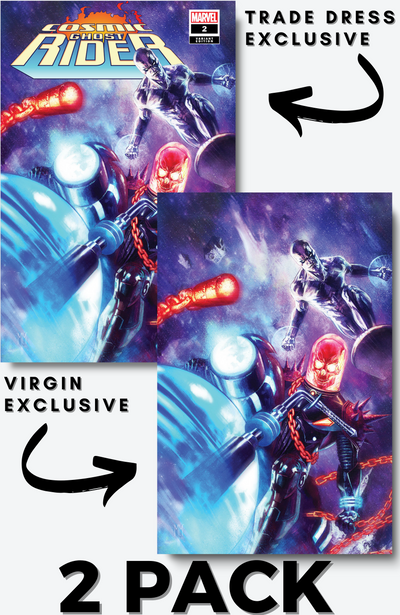 Marco Mastrazzo, Cosmic Ghost Rider 2 Marco Mastrazzo 2-pack trade & virgin exclusive, marvel comic book,