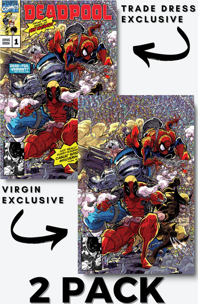 Kaare Andrews, Deadpool 1 Kaare Andrews 2-pack trade & virgin exclusive, marvel comic book,