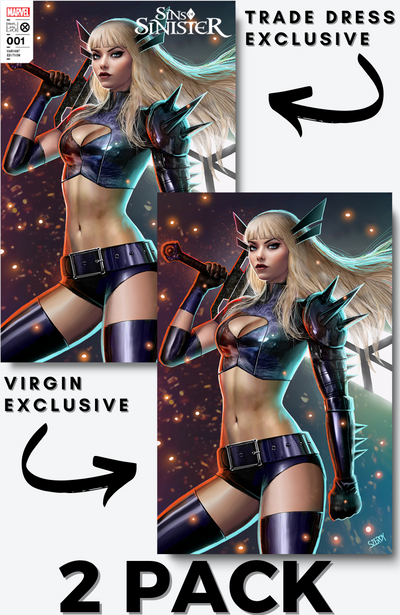 NATHAN SZERDY, SINS OF SINISTER DOMINION 1 EXCLUSIVE 2 PACK, MARVEL COMIC BOOK,
