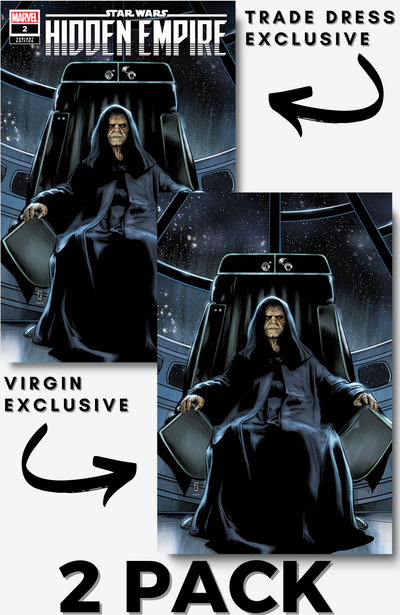 PATCH ZIRCHER, STAR WARS: HIDDEN EMPIRE 2 EXCLUSIVE 2 PACK, MARVEL COMIC BOOK,