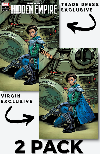 PATCH ZIRCHER, STAR WARS HIDDEN EMPIRE 3 EXCLUSIVE 2 PACK, MARVEL COMIC BOOK,