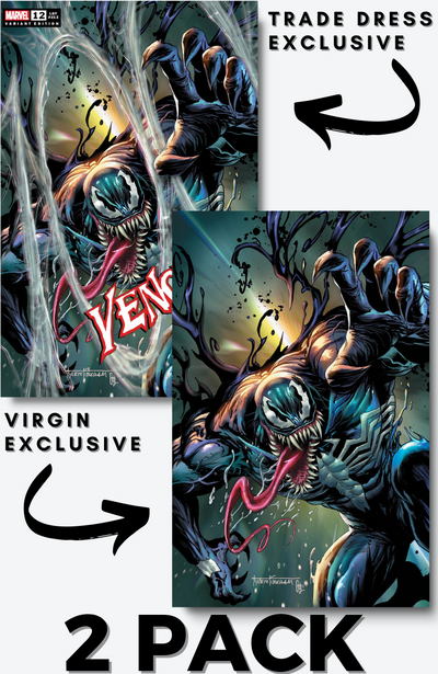 Tyler Kirkham, VENOM 12 TYLER KIRKHAM EXCLUSIVE 2 PACK, MARVEL COMIC BOOK,