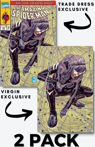 Marco Turini, Amazing Spider-Man 20 2-pack trade & virgin exclusive. marvel comic book,