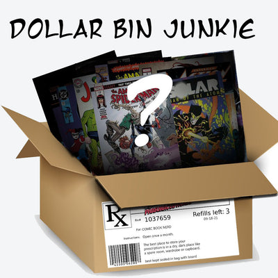 Dollar Bin Junkie - Nerd Pharmaceuticals Dollar Bin Junkie, Subscription Box, Nerd Pharmaceuticals,