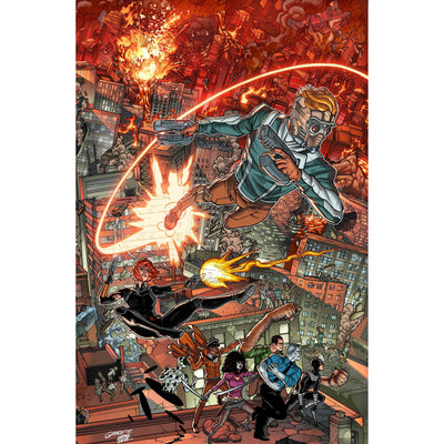 GARRON, INFINITY WARS #2 (OF 6) GARRON CONNECTING VAR, MARVEL COMIC BOOK,