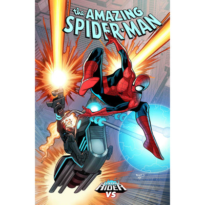 Paul Renaud, Amazing Spider-Man 6 Renaud cosmic ghost rider variant, marvel comic book,