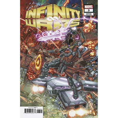 GARRON, INFINITY WARS #3 (OF 6) GARRON CONNECTING VAR, MARVEL COMIC BOOK,