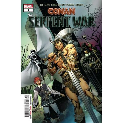 Carlos Pacheco, Conan Serpent War 1, marvel comic book,