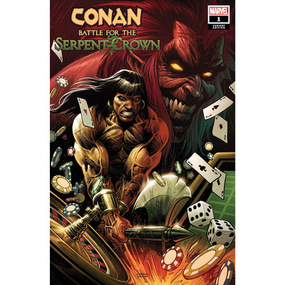  Luke Ross , CONAN BATTLE FOR SERPENT CROWN #1 (OF 5) Variant , Marvel comic book