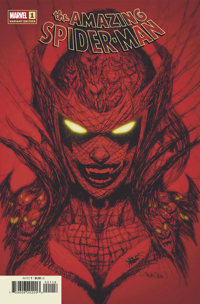 Patrick Gleason, Amazing Spider-Man 1 Gleason web head variant, marvel comic book,