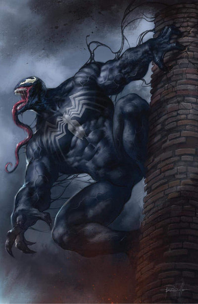 LUCIO PARRILLO, VENOM 10 VIRGIN EXCLUSIVE, MARVEL COMIC BOOK,